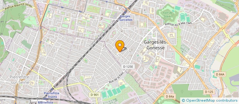 localisation de l'entreprise DEJEUX FRERES  GARGES-LES-GONESSE