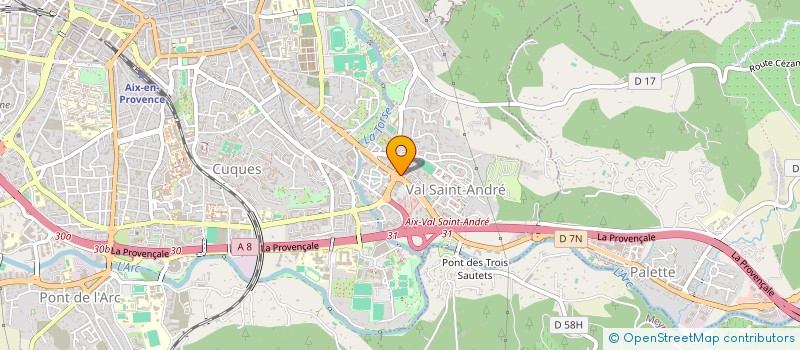 localisation de l'entreprise DEJEVSA à AIX-EN-PROVENCE