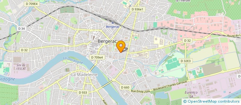 localisation de l'entreprise DEJIMMO à BERGERAC