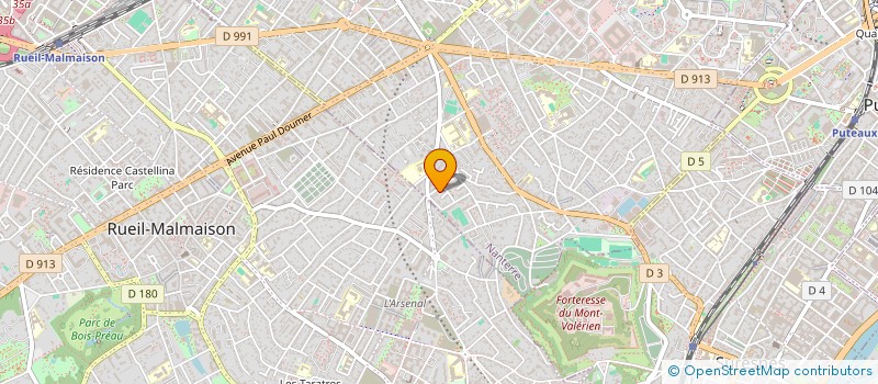 localisation de l'entreprise DEJJA92  NANTERRE