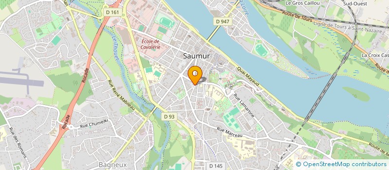 localisation de l'entreprise DEJK  SAUMUR