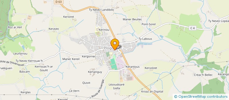 localisation de l'entreprise DEJMQ  PLOGONNEC