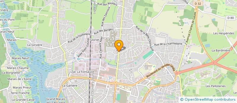 localisation de l'entreprise DEJO à LES SABLES D'OLONNE