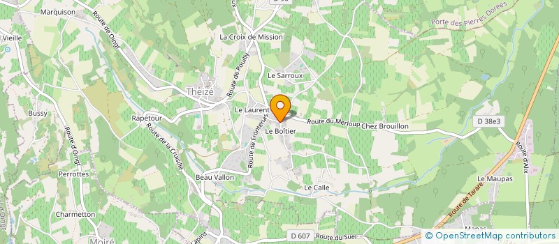 localisation de l'entreprise DEJOG  THEIZE