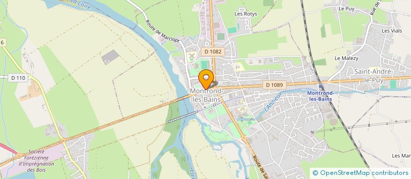 localisation de l'entreprise DEJOIN FABIENNE  MONTROND-LES-BAINS