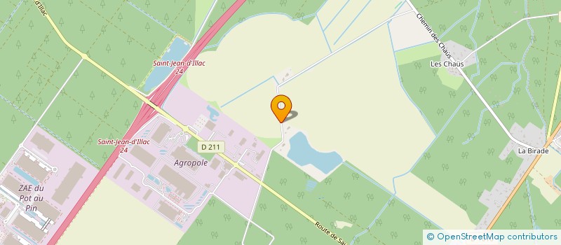 localisation de l'entreprise DEJOURS  CESTAS