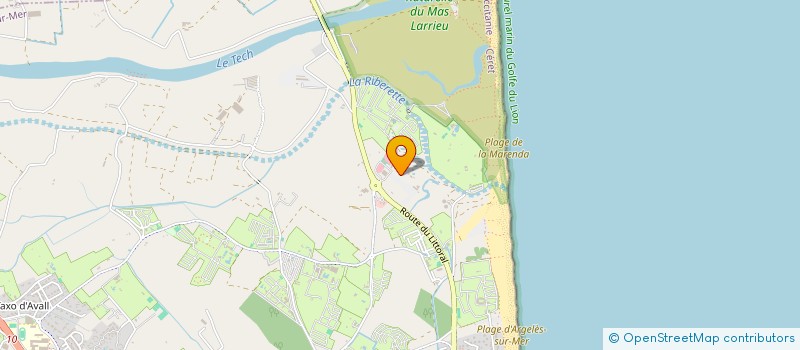 localisation de l'entreprise DEJULO  ARGELES-SUR-MER