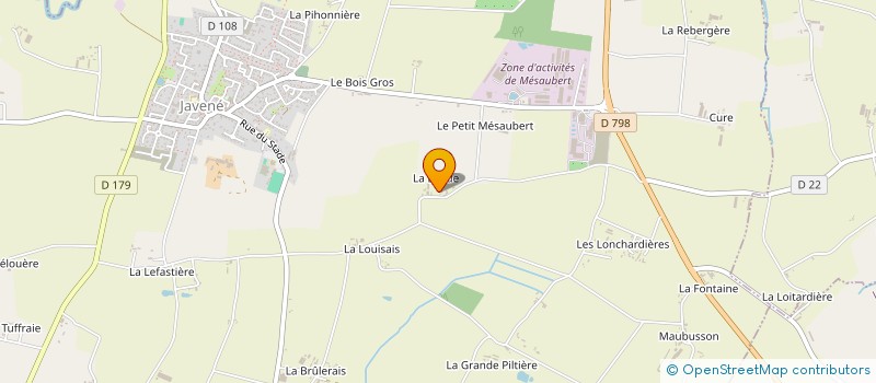 localisation de l'entreprise DEJUNA  ROMAGNE