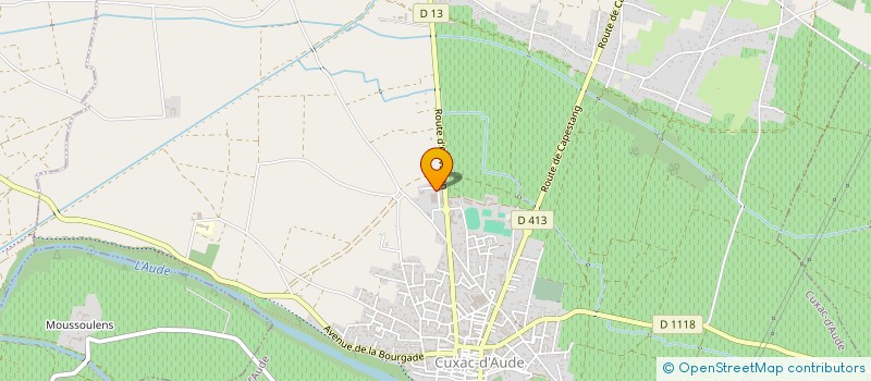 localisation de l'entreprise DEJYS  CUXAC D'AUDE