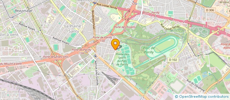 localisation de l'entreprise DEK  VENISSIEUX