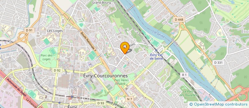 localisation de l'entreprise DEK-IMMO à EVRY-COURCOURONNES