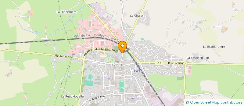 localisation de l'entreprise DEK ING. à EVRON