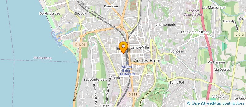 localisation de l'entreprise DEK LOGISTICS à AIX-LES-BAINS