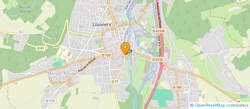 localisation de l'entreprise DEKA  LOUVIERS