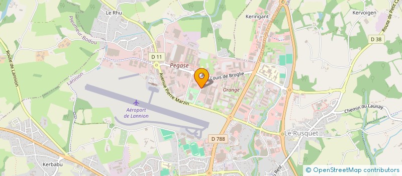 localisation de l'entreprise DEKA CONSTRUCTION à LANNION