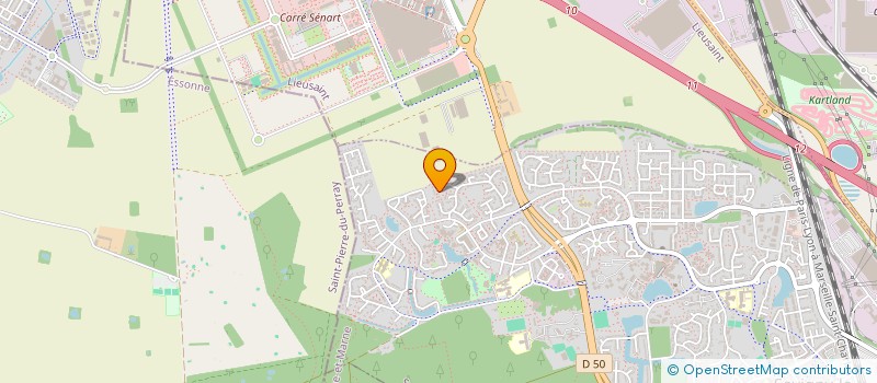 localisation de l'entreprise DEKA ETANCHEITE  SAVIGNY-LE-TEMPLE