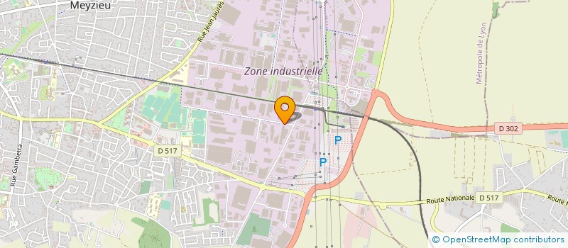 localisation de l'entreprise DEKA INDUSTRIES à MEYZIEU