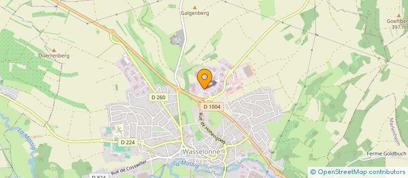 localisation de l'entreprise DEKA ROLL FRANCE à WASSELONNE