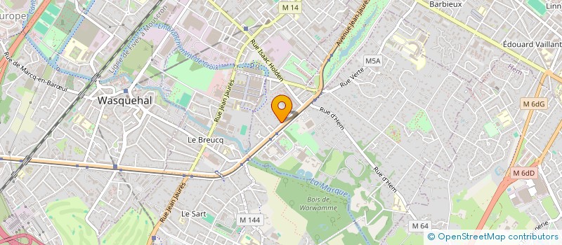 localisation de l'entreprise DEKACOM à DOUAI