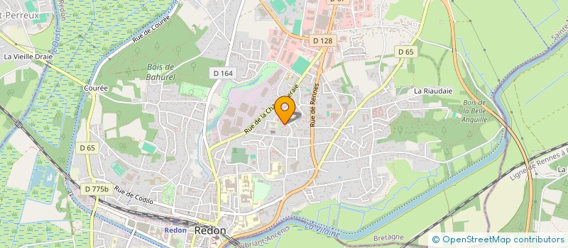 localisation de l'entreprise DEKADANCE  REDON