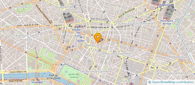 localisation de l'entreprise DEKALI SOC EXPLOITAT HOTEL PARIS OPERA  PARIS