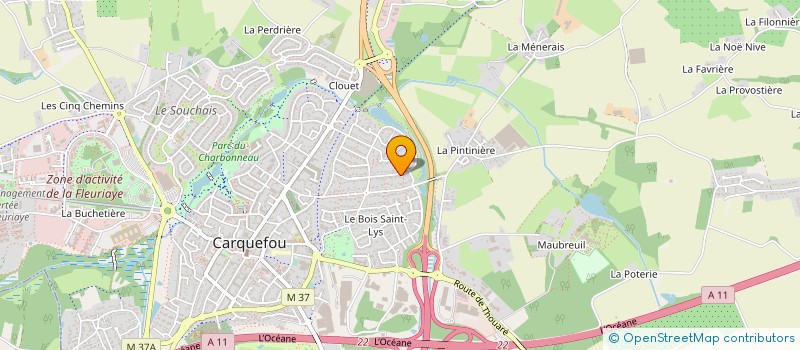 localisation de l'entreprise DEKATESSERA DANAE à CARQUEFOU