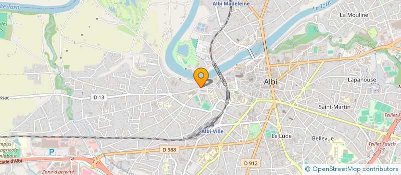localisation de l'entreprise DEKERE à ALBI