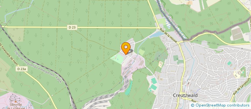 localisation de l'entreprise DEKI  CREUTZWALD