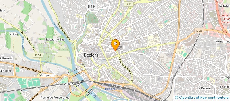 localisation de l'entreprise DEKKERS à BEZIERS