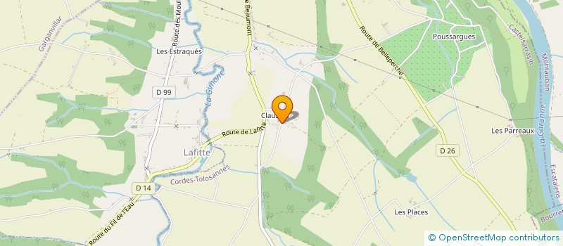 localisation de l'entreprise DEKO  CORDES-TOLOSANNES