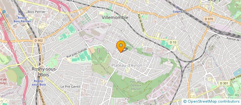 localisation de l'entreprise DEKO BAT  NEUILLY-PLAISANCE