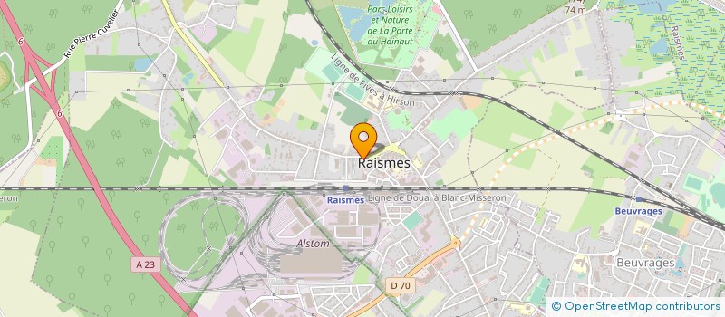 localisation de l'entreprise DEKO BOIS SOC à RAISMES