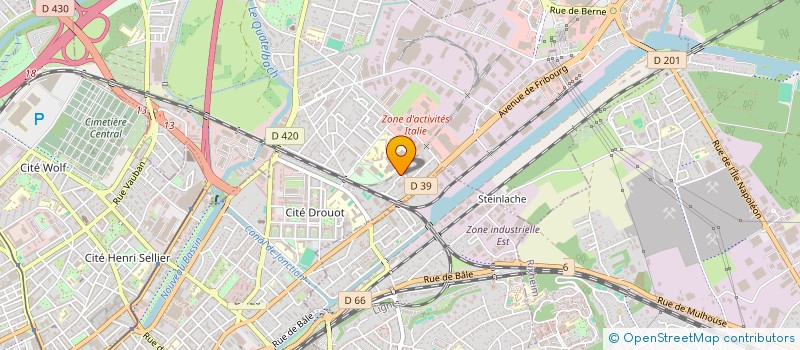 localisation de l'entreprise DEKO FACADES  ILLZACH