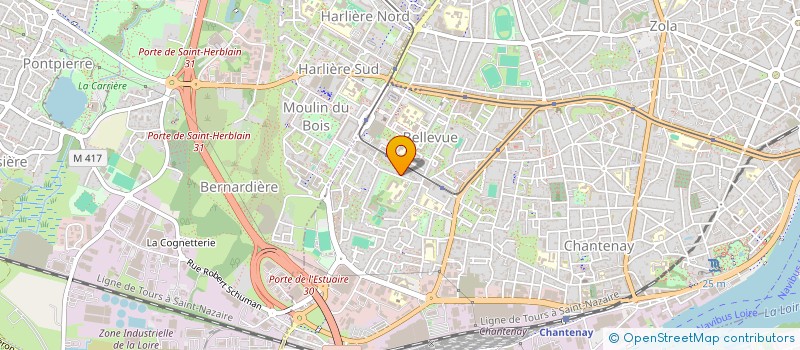 localisation de l'entreprise DEKO SERVICES  NANTES