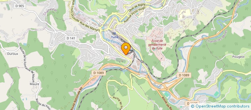 localisation de l'entreprise DEKO SOL TRMC  TULLE