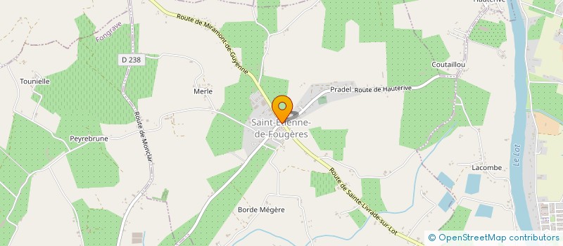 localisation de l'entreprise DEKOKER  SAINT-ETIENNE-DE-FOUGERES