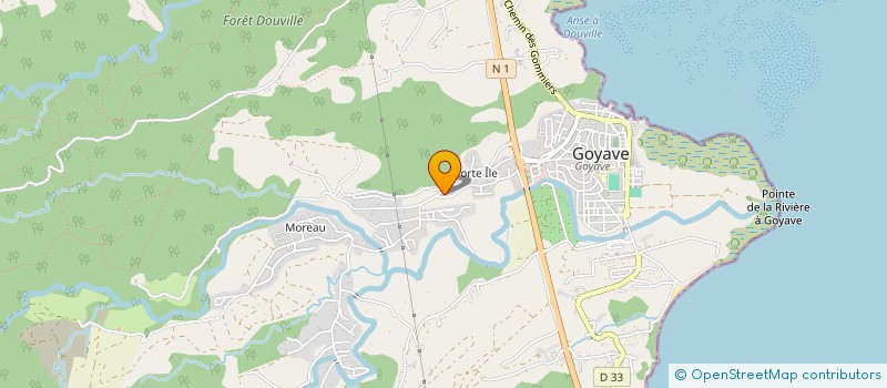 localisation de l'entreprise DEKOLAJ (DKJ) à GOYAVE