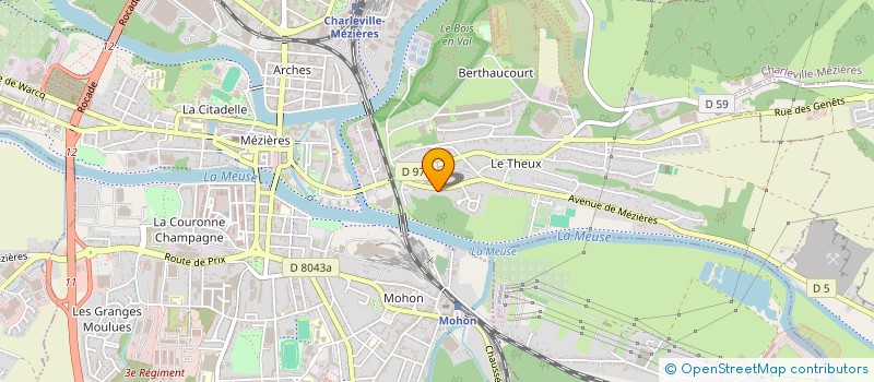 localisation de l'entreprise DEKOO CONCEPT  CHARLEVILLE-MEZIERES