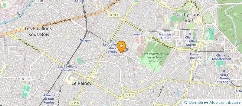 localisation de l'entreprise DEKOVI 3P à CLICHY-SOUS-BOIS