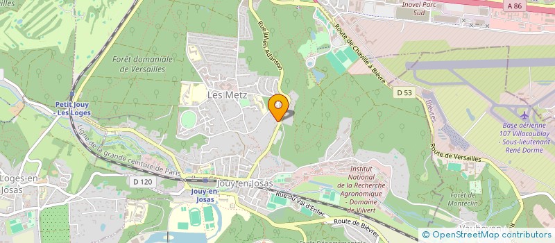 localisation de l'entreprise DEKRYPTAGE  JOUY-EN-JOSAS