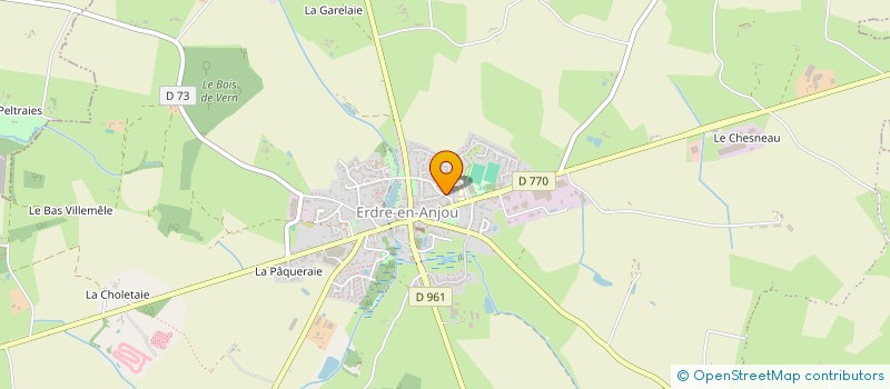 localisation de l'entreprise DEKU IMMOBILIER  ERDRE-EN-ANJOU