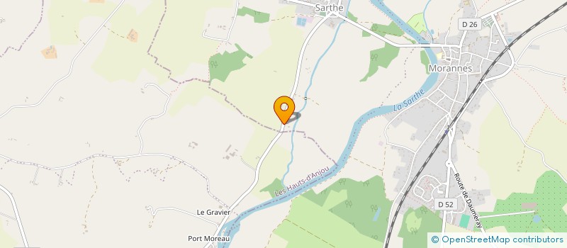 localisation de l'entreprise DEKYDTSPOTTER  MORANNES SUR SARTHE-DAUMERAY