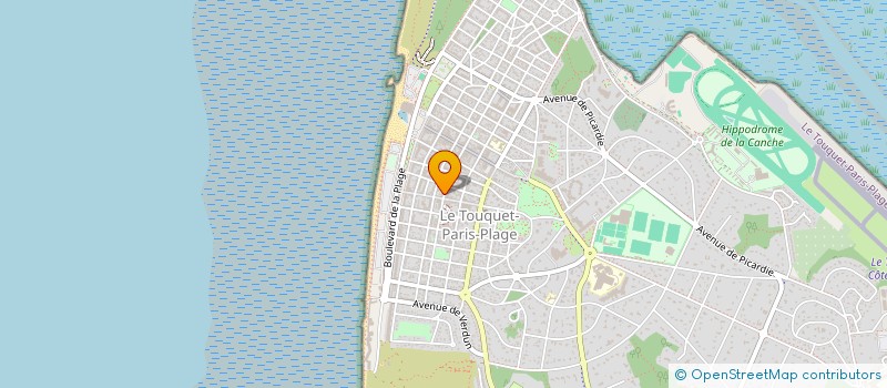 localisation de l'entreprise DEKYNDT NICOLAS  LE TOUQUET-PARIS-PLAGE