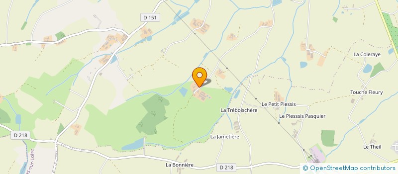 localisation de l'entreprise DEL  MAUGES-SUR-LOIRE