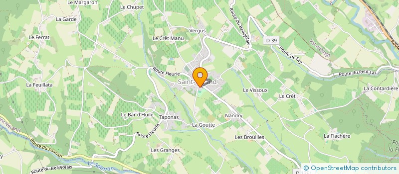 localisation de l'entreprise DEL  SAINT-VERAND