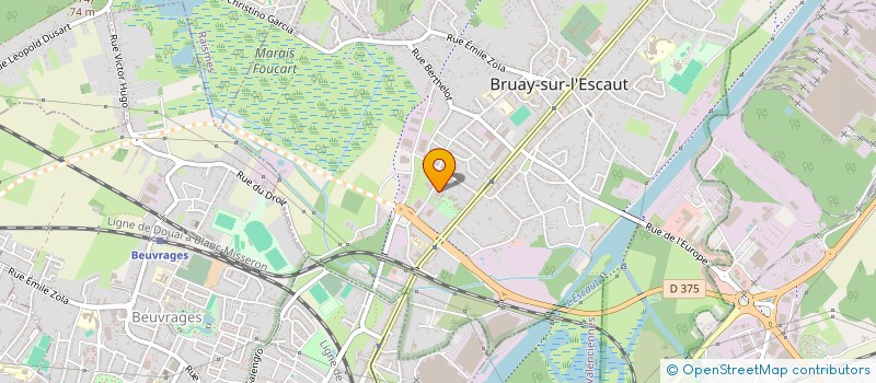 localisation de l'entreprise DEL'ACCA  BRUAY-SUR-L'ESCAUT