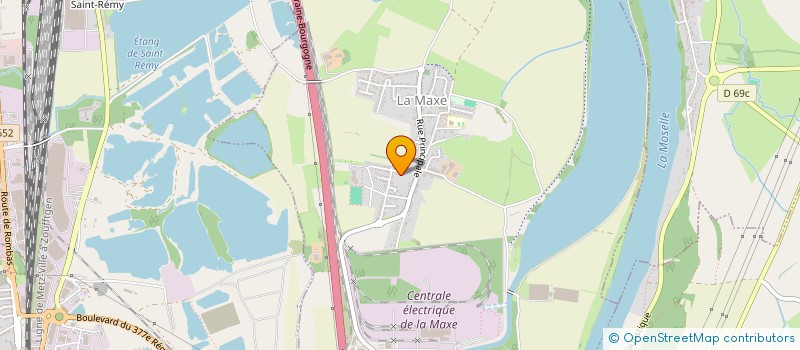 localisation de l'entreprise DEL'ANGE  LA MAXE