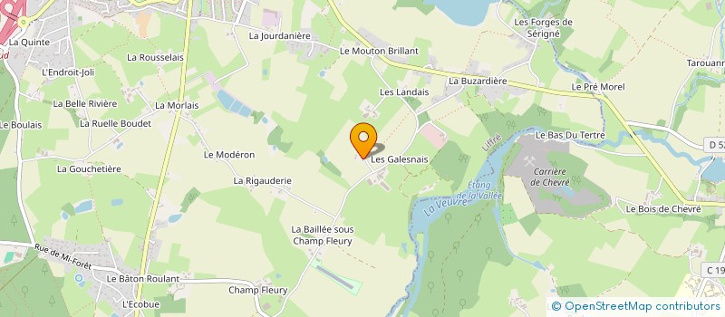 localisation de l'entreprise DEL'AUBE  LIFFRE