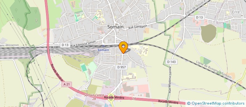 localisation de l'entreprise DEL'AUTOS  SOMAIN