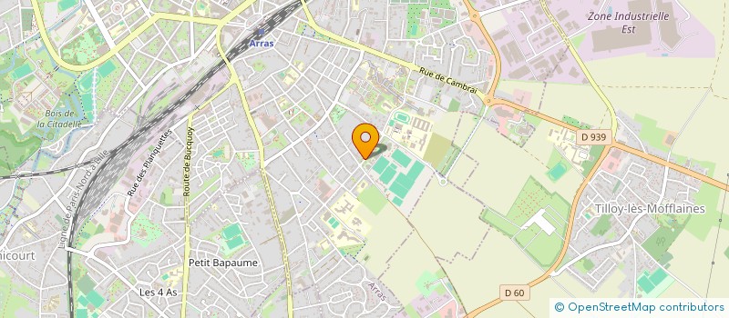localisation de l'entreprise DEL BANO CREATIONS à ARRAS